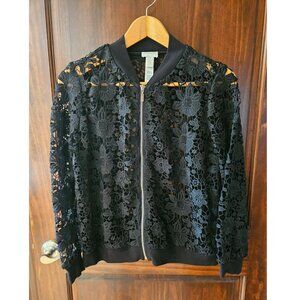 Chico's Floral Cutout Jacket, Size 2/Large